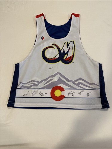Colorado Mammoth Reversible Pinnie Jersey S - handsigniert von Spielern - NLL Lacrosse - Bild 5 von 14