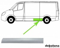 Reparaturblech KotflüGel Hinten Links FüR Mercedes Sprinter 4-T Bus, Vw 96-06