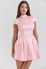 Women's House of CB Pink Backless Mini Dress L