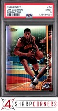 1998 FINEST REFRACTOR #64 JIM JACKSON 76ERS POP 2 PSA 9