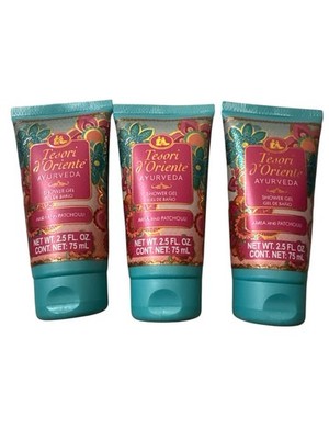 Tesori D'Oriente Ayurveda Amla & Patchouli SHOWER CREAM 2.5oz 75ml Sealed 3pcs 