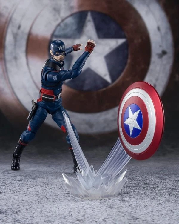 S.H. Figuarts Captain America John Walker The Falcon and The Winter Soldier USA - Image 3 of 4