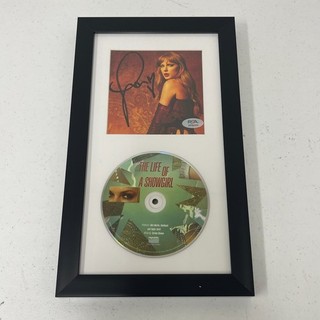 Taylor Swift Signed CD Insert Framed PSA/DNA The Life of a Showgirl