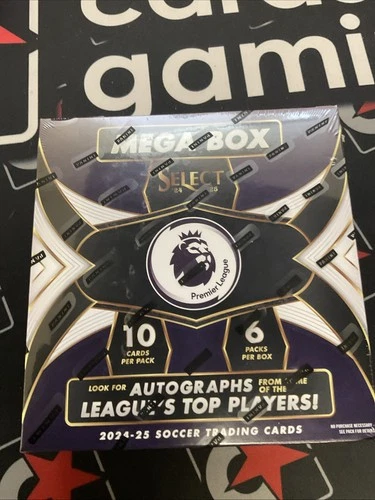 2024-25 Panini SELECT Premier League Soccer Factory Sealed Mega Box