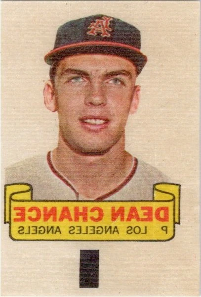 Dean Chance trading card