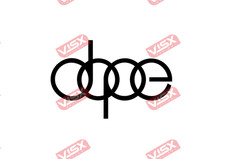 Dope For Audi Decal Sticker Car Vinyl Auto Racing Euros Laptop Window Dope For Audi Decal Sticker Car Vinyl Auto Racing Euros Laptop Window