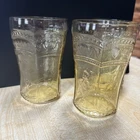 3 Federal Patrician Spoke Depression Glasses 4" 5 oz Flat Juice Tumblers