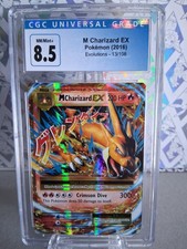 M Charizard EX 13/108 Evoluzioni CGC 8.5 NM/Mint+ Pokemon 2016
