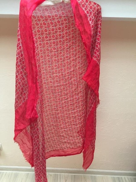 Women Brax Scarf Red One size