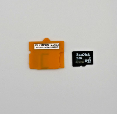 2GB For Olympus XD MASD-1 microSD Attachment Adapter + microSD Card