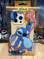 Funda Teléfono Disney Stitch iPhone 15 Pro Max NUEVA