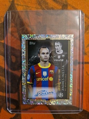 ANDRES INIESTA 2023-24 Topps UEFA CHAMPIONS LEAGUE Sticker