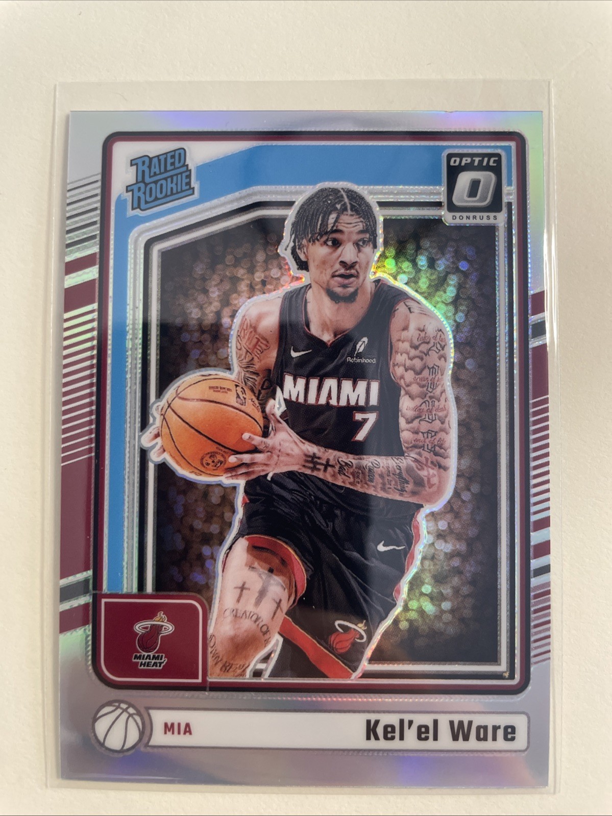 2024-25 Panini Donruss Optic - Rated Rookie Kel'el Ware #280 Holo Prizm (RC)