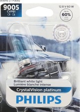 Philips 9007 Crystalvision Platinum Upgrade Headlight Bulb Pack Of 1 Philips 9007 Crystalvision Platinum Upgrade Headlight Bulb Pack Of 1