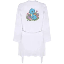 'Little Dragon With Flowers' Adult Dressing Robe / Gown (RO058765)