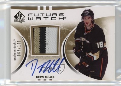 2007-08 SP Authentic Future Watch Limited 66/100 Drew Miller #192 Auto 0k70
