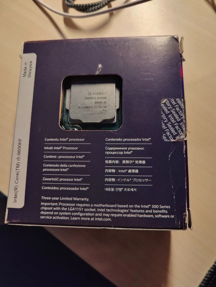 Intel Core i5 9600 KF LGA 1151 - Imagen 3 de 3