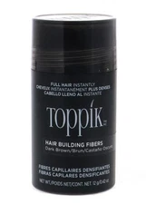 Toppik Hair Building Fibers, Dark Brown, 0.42 oz 2 Pack