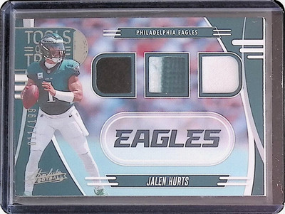2025 Panini - Absolute, #TTT-JHU, JALEN HURTS, /199, Tools of the Trade
