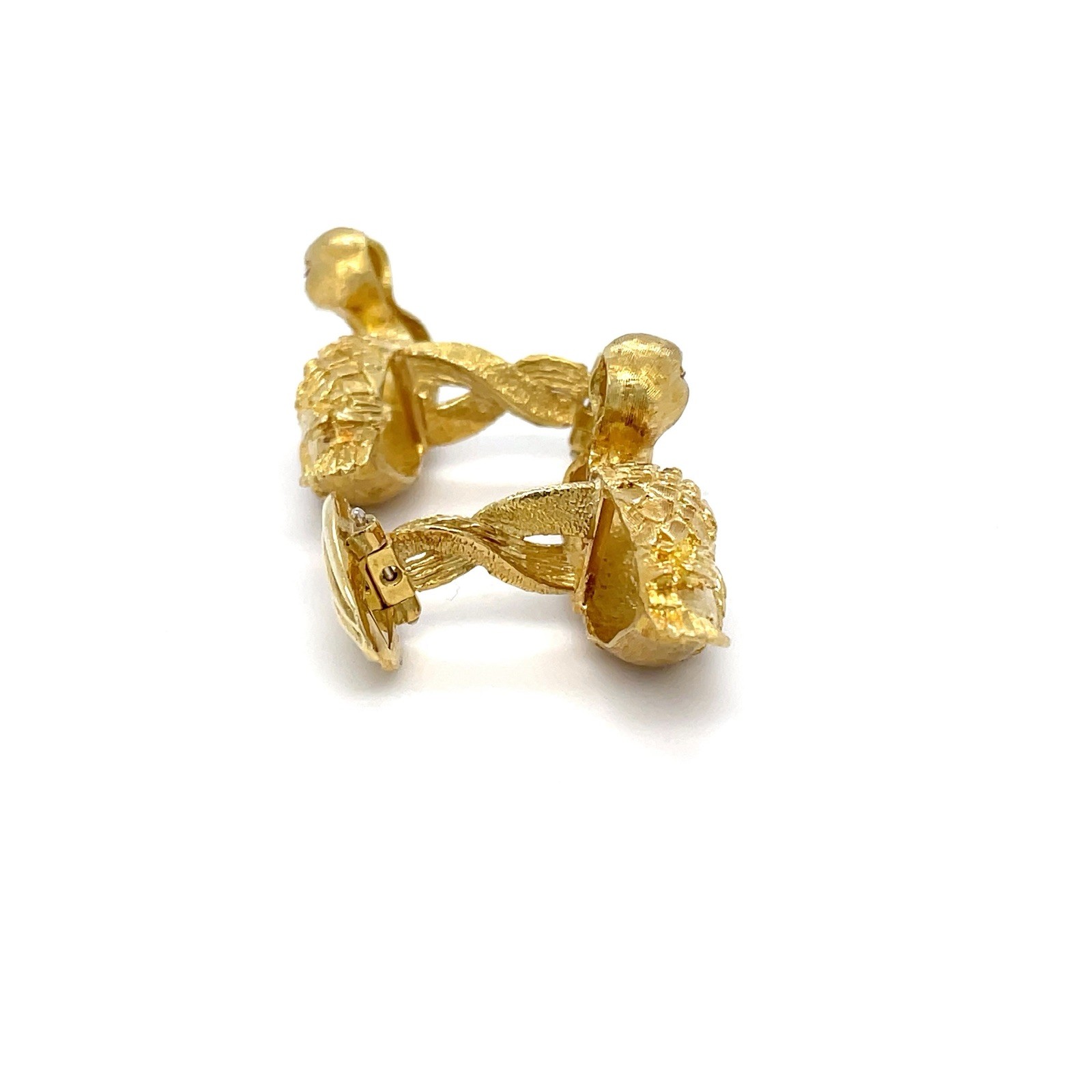 Kurt Wayne 18K Yellow Gold Duckling Men's Cufflin… - image 2