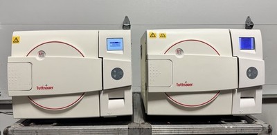 Lot of 2 Autoclave Steam Sterilizer EZ11-PLUS Tuttnauer with Printer (one unit)