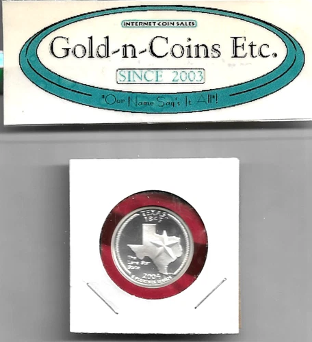 2004-S SILVER PROOF WASHINGTON QUARTER! UNCIRCULATED GEM VERY NICE! FREE SHIP!!