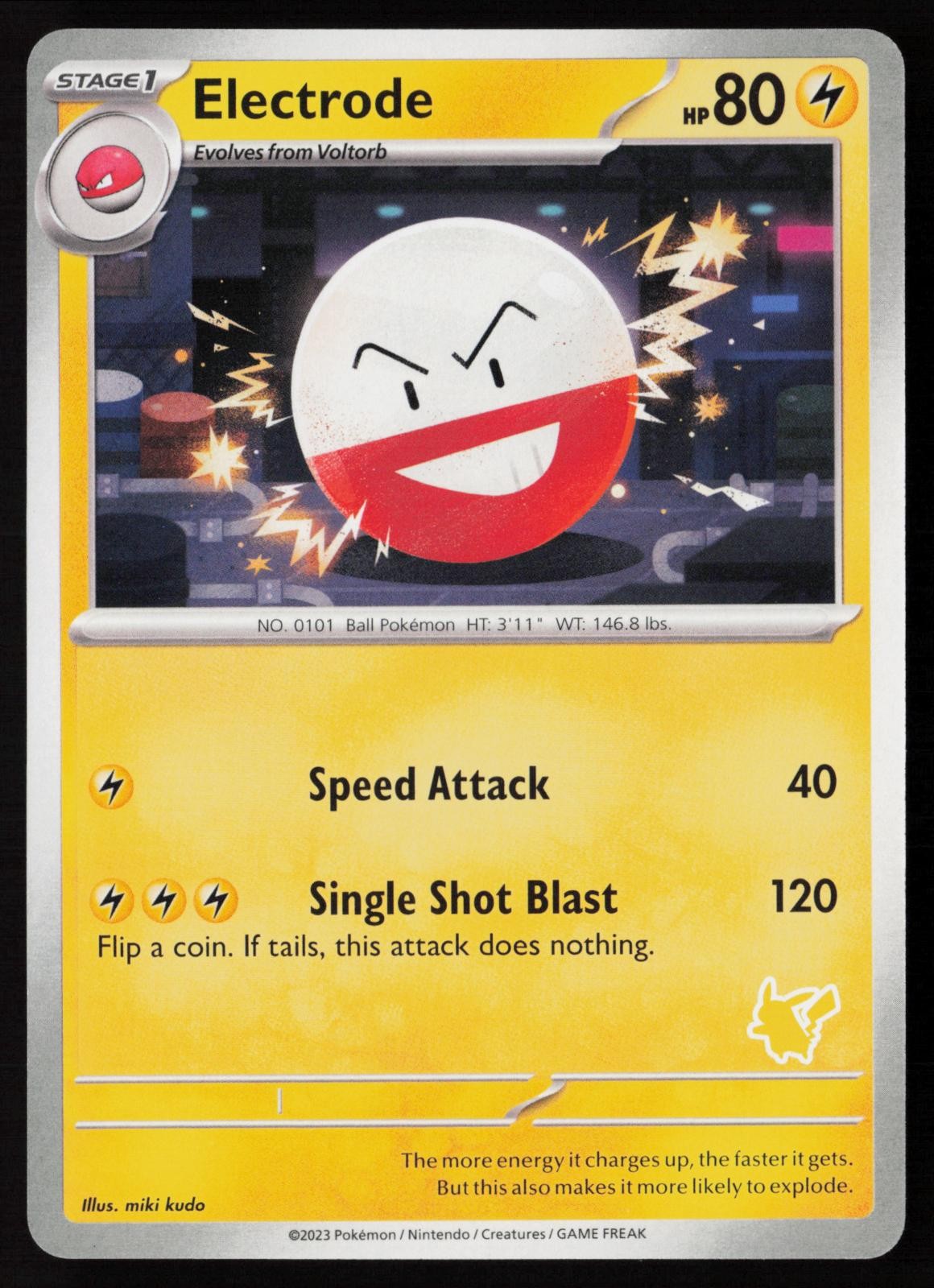 Electrode My First Battle Pokemon NM