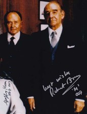 MOONRAKER DOUBLE SIGNED 007 JAMES BOND CAST AUTOGRAPH G. KEEN (+) & R. BROWN (+)