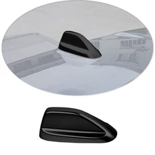 For Dodge Ram 1500 2019-2025 ABS Glossy Black Shark Fin Roof Antenna Cover Trim