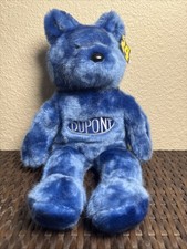 Jeff Gordon 24 NASCAR Blue 14" Teddy Bear Plush 23 Karat Gold'n Bears NWT