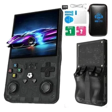 R36MAX Retro Handheld Game Console,Retro Gaming Console with 18000+ Games 128...