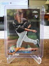 2018 Topps Chrome - Sandy Alcantara Rookie Card #128