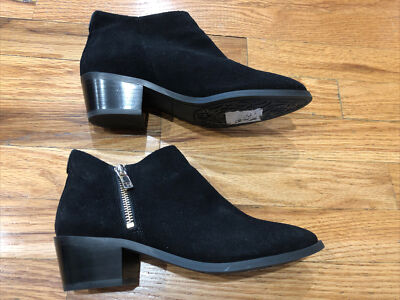 New Taryn Rose “Sara “Black Suede Ankle Boots US Booties