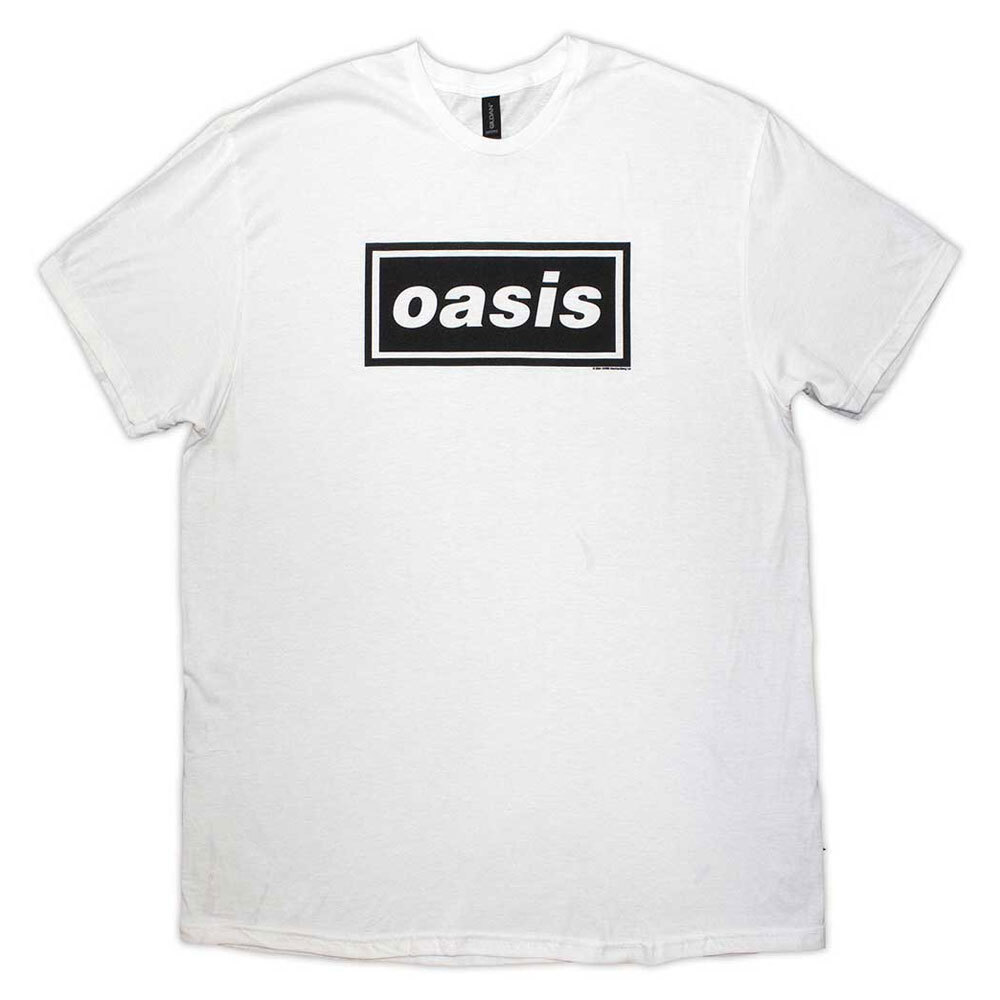 Oasis Decca Band Logo Graphic Music T-Shirt for Fans of British Rock