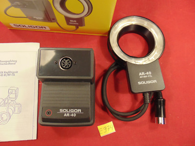 Soligor Ringblitz AR-40 AF/MF-TTL Blitzring/Blitz/Blitzgerät