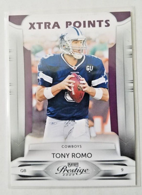 Tony Romo 2009 Prestige Xtra Points 31/50 Cowboys #27 Eastern Illinois A5