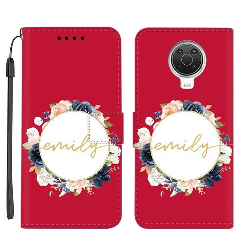 Wallet Leather Case For Nokia C100 G22 C110 G300 Flip Personalised Phone Cover - Picture 9 of 108