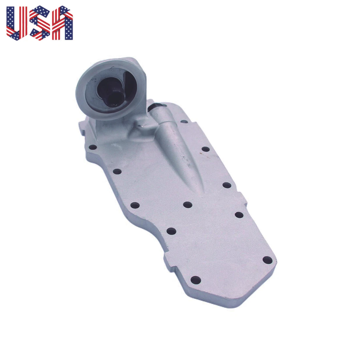 Oil Filter Support Head Cooler Cover for Dodge Ram 5.9 Cummins