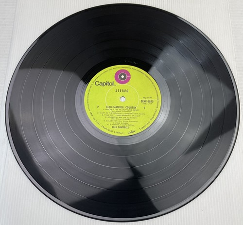 Disco de vinilo country Glen Campbell 12"" 33 rpm senc-9845 Capitol 1971 - Imagen 10 de 12