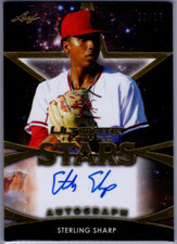 2019 Leaf Ultimate Draft Baseball Future Stars #FSSS2 Sterling Sharp SN 22/25