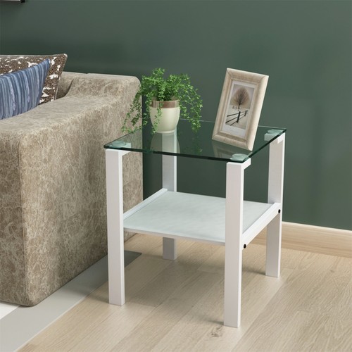 Tea Table Set of 2 Sofa Tea End Side Table Bedside Table for Living Room - Picture 31 of 32