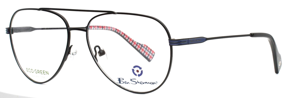 BEN SHERMAN Alexander C01 Black Mens Aviator Full Rim  display picture 2