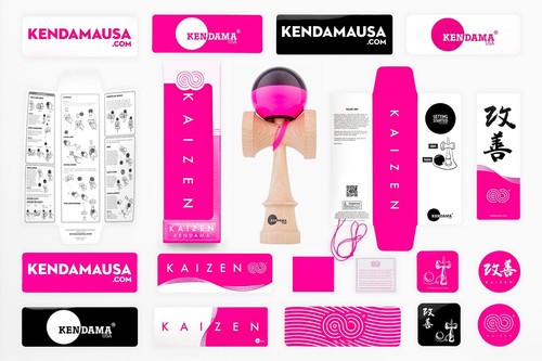 Kaizen Half Split - JET Shape - Pink & Black - Bild 5 von 5