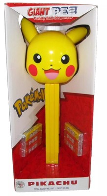 New GIANT Pikachu PEZ Dispenser NIB 12''with Candy: September 2024 Discontinued