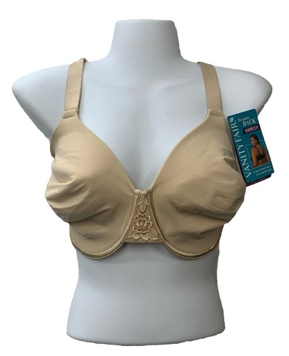 A  New size 44DDD Vanity Fair minimizer bra 76084 black underwire | eBay