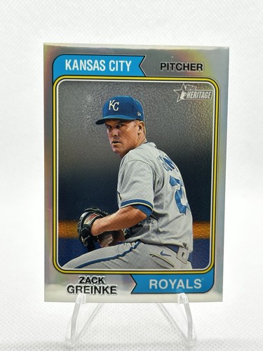 2023 Topps Heritage High Number Zack Greinke Chrome Refractor 351/374 🔥🔥