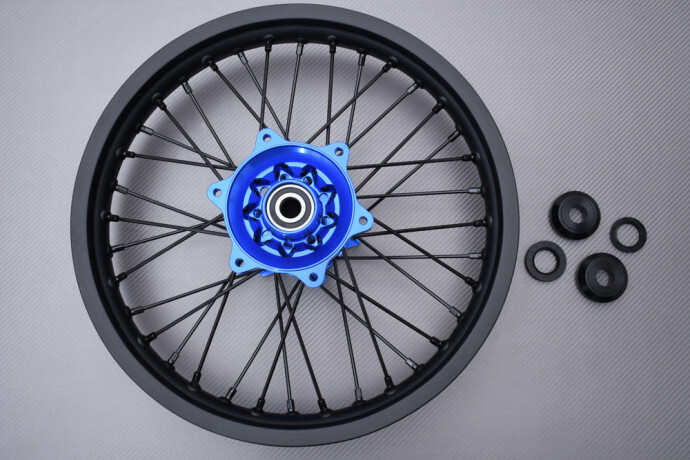 Jante arrière Enduro bleue haute résistance YAMAHA WRF 450 18"