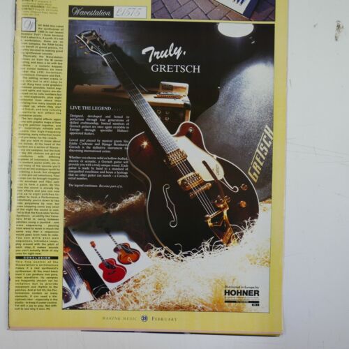 vintage 8x11" magazine cutting GRETSCH GUITARS - Picture 1 of 1