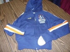 AVIA GIRLS HOODED SWEATSHIRT NWT SIZE SMALL 7 BALTIC LIONS LOGO BLUE