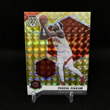2020-21 Panini Mosaic - Reactive Yellow Prizm #70 Pascal Siakam